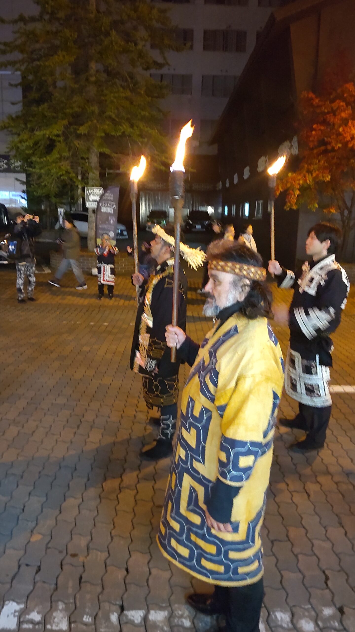 まりも祭り　たいまつ行進2024．10.9